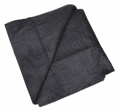 STEINER Welding Blanket: Carbon Fiber, 6 ft Wd, 8 ft Lg, Black - Heavy-Duty Carbonized-Fiber Welding Blankets