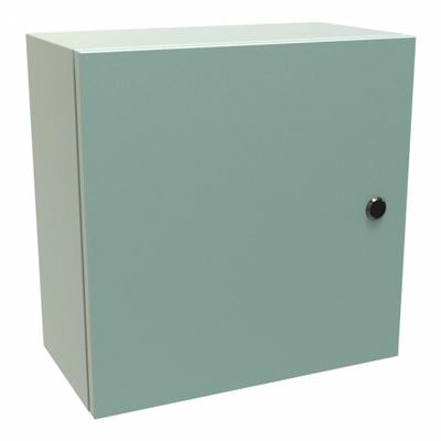 HAMMOND Electrical Enclosure: Steel, 16 in x 16 in x 8 in, NEMA 12/3R/4, Solid Cover - Steel Washdown Enclosures