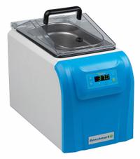BENCHMARK SCIENTIFIC Water Bath: 4 L Capacity, 100°C Max Temp, Stainless Steel, +0.2°C, Digital (MPN B2000-4). Key specifications — Display Type: Digital; Heated or Refrigerated: Heated; Brand: BENCHMARK SCIENTIFIC; Interior Material: Stainless Steel; Programmable: Yes; Temperature Accuracy Tolerance: +0.2°C; Voltage: 115/230V AC.