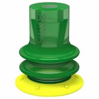 PIAB Vacuum Pad: Plain Pad without Adapter, 26.01 mm Pad Dia, Polyurethane, Green, 19.05 mm Pad Ht (MPN BX15P.4E). Key specifications — attr1019194: BX15P.4E; attr1019196: PIAB; attr1019197: 60A.