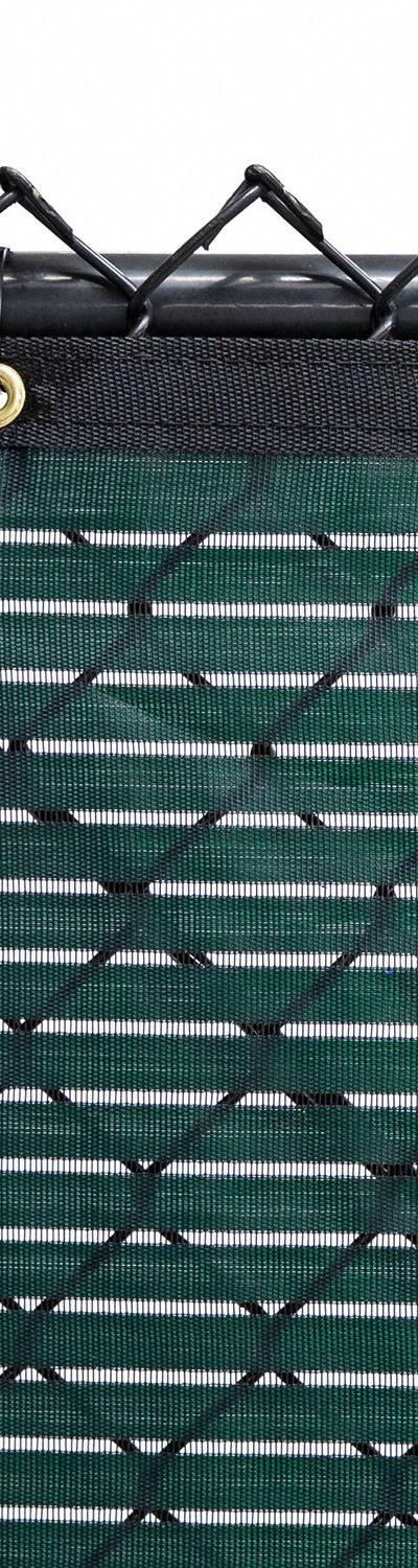 FENCESCREEN Windscreen,5.8 ft H: Green - Privacy & Shade Screens
