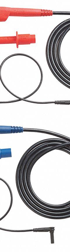FLUKE Shielded Test Lead: Clips, Probes & Connectors, Shielded Test Lead, AC120/HC120, 600 V Volt (MPN STL120-IV/WWG). Key specifications — Manufacturer Part Number: STL120-IV/WWG; Brand: FLUKE; Compatible Product Type: ScopeMeter; Includes: Set of Double Insulated Silicone Shielded Test Leads (1 Gray and 1 Red); Compatible with Manufacturer Model Number: HC120; Product Type: Shielded Test Lead.