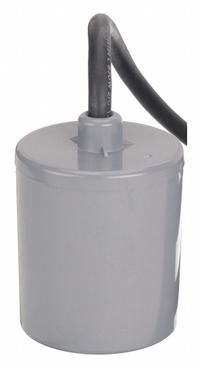 SJE-RHOMBUS Float Switch: Wide-Angle, Normally Open (Pump Down), 120/230V AC, 20 A, 2-Wire, 15AMDWOP. Key specifications — Rated Voltage: 120/230V AC; Brand: SJE-RHOMBUS; Electrical Connection: 2-Wire; Counterweight/Mounting: Pipe Clamp Required.
