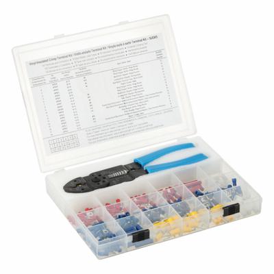 GRAINGER Wire Terminal Kit: 194 Pieces, 22 AWG – 10 AWG Wire Sizes - Mixed Wire Connector & Terminal Sets