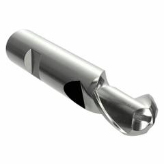 YG-1 Ball End Mill: Cobalt, 2 Flute, 1-1/2" Mill Dia, 1-5/8" LOC, 4-1/8" OAL (MPN 41457)