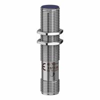 TELEMECANIQUE SENSORS Inductive Cylindrical Proximity Sensor: Built-in Connector, Shielded, 3 Wires (MPN XS112BLPAM12). Key specifications — Brand: TELEMECANIQUE SENSORS; AC Supply Voltage Rating: Not Rated; DC Supply Voltage Rating: 12-24V DC.