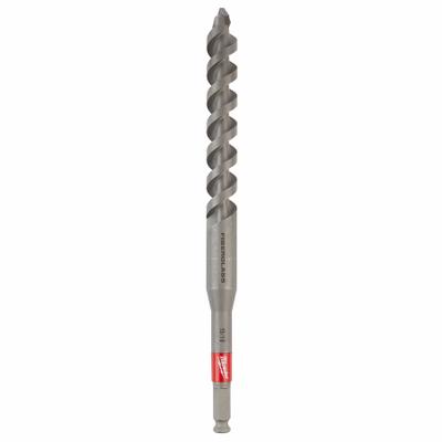 MILWAUKEE Auger Drill Bit: 15/16 in Drill Bit Size, 12 in Overall Lg, Hex Shank - Pole Auger Drill Bits