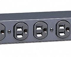 TRIPP LITE Power Distribution Unit: 120V AC, 6 Outlets, NEMA 5-15R, Non-Metered, 1 RU, Front Facing (MPN RS-0615-F). Key specifications — Plug Type: NEMA 5-15P; Brand: TRIPP LITE; Maximum Input Voltage: 120V AC; Receptacle Type: NEMA 5-15R; Mounting Location: Horizontal Rack; Facing: Front.