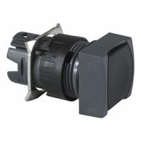SCHNEIDER Flush Push Button: Black, 16 mm Mounting Size, Non-Metallic, Momentary (MPN ZB6CA2). Key specifications — Brand: SCHNEIDER; Action: Momentary; Series: XB6; Push Button Material Type: Non-Metallic.