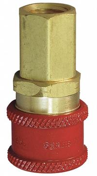 HANSEN Quick Coupler Body: UNF, 9/16"-18 (MPN RD705LSL). Key specifications — Manufacturer Part Number: RD705LSL; Hose Connection Size: 9/16"-18; Hose Connection Type: UNF; Locking Type: Sleeve; Brand: HANSEN; Color Code: Red.