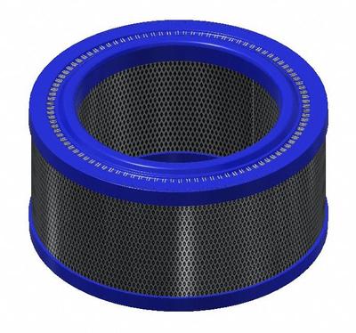 SOLBERG Pleated Filter: Fiberglass, 2.31 in Overall Ht, 3 in Inside Dia, 4 5/16 in Outside Dia - Air Filter Replacement Elements
