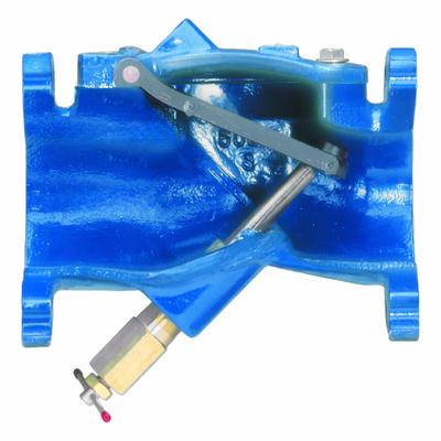 VAL-MATIC Swing Flex Back Flow ActuatorCheck Valve: Swing, Inline Valve Body, 4 in Pipe Size - Ductile Iron Inline Swing Check Valves