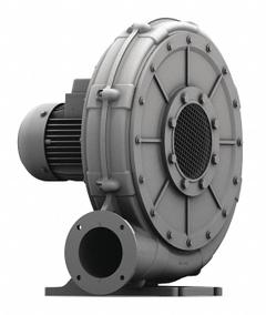 FUJI ELECTRIC Regenerative Blower: Three Phase, 1.2 hp Output Power, 10.9 in wc Max Op Pressure (MPN RD6-H). Key specifications — attr1136126: FUJI ELECTRIC; attr1136166: 460V AC.