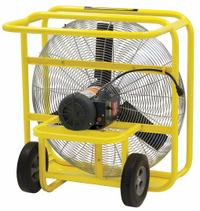 TEMPEST Cooling Fan: 30 in Blade Dia, 115/208 to 230V AC, Mobile, 1 1/2 hp, Direct Drive, Steel (MPN 913-1080). Key specifications — Mobility: Mobile; Voltage: 115/208 to 230V AC; Brand: TEMPEST.