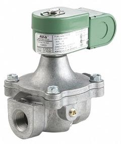 REDHAT Solenoid Valve: 2-Way, Normally Closed, 1 in Pipe Size, 120V AC, With Junction Box, NBR Seal (MPN K3A662V). Key specifications — Brand: REDHAT; Pipe Size: 1 in; Voltage: 120V AC; Coil Enclosure: With Junction Box.