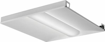 LITHONIA LIGHTING Recessed Troffer: 2 ft Lg, 2 ft Wd, 3,385 lm, 4000K, 26.6 W - 2 ft. x 2 ft. LED Center-Basket Troffers