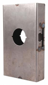 KEEDEX Weldable Gate Box: Gate Box, Steel, 1 Mounting Holes, Hardware Included, Silver, Unfinished (MPN K-BXSGL234-FE). Key specifications — Brand: KEEDEX; Color: Silver; Finish: Unfinished; Hardware Included: Yes; Material: Steel; Product Type: Gate Box.