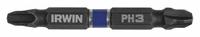 IRWIN Double Ended Driver Bit: Imperial/Metric, Power, PH3 – Phillips Bit Size and Type Side 1, 2 PK (MPN IWAF32DEPH32). Key specifications — attr1132179: Hex; attr1110551: IRWIN; attr1132174: Steel.