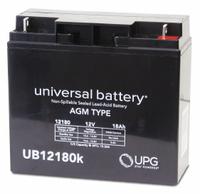 APPROVED VENDOR Sealed Lead Acid Battery: 12V DC, 18 Ah Capacity, 6.6 in Ht, 7.15 in Wd, 3.06 in Dp (MPN D5745). Key specifications — Terminal Connection: Tab with 0.217 in Bolt Hole; Battery Cycle Type: Deep Cycle; Brand: APPROVED VENDOR; Housing Material: ABS.