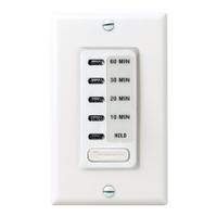 INTERMATIC Countdown Timer: 1 hr Max, 10 min Min, SPST-NO, 120V AC, No Wall Plate Included, White (MPN EI210W). Key specifications — Brand: INTERMATIC; Includes Hold: Hold Included.