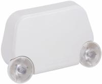 Emergency Light: LED, Damp Location Rated, 0.75 W Lamp Watt, 120/277V AC, 2 W Emergency Watt, White (MPN EU2L REM M12). Key specifications — Environmental Rating: Damp Location Rated; Sub-brand: Contractor Select; Remote Capable: Yes; Adjustable Lamp Heads: No; Brand: LITHONIA LIGHTING; Standards: UL 924; Series: EU2L; Features: Flame Retardant.