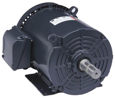Dayton General Purpose Motor: Rigid Base Mount, Totally Enclosed Fan Cooled, 3 hp - Rigid Base 3-Phase General Purpose AC Motors