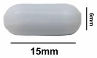 Stirring Bar: Octagon, Alnico, 15 mm Overall Lg, 6 mm Dia, Autoclavable, White (MPN F37120-0015). Key specifications — Color: White; Brand: SP SCIENCEWARE; Product Type: Stirring Bar; Shape: Octagon.