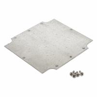 HAMMOND Inner Panel: Back Panel Panel, 4.24 in Overall Ht, 4.2 in Overall Wd, Steel, Galvanized (MPN 1554NPL). Key specifications — Panel Style: Back Panel; Brand: HAMMOND; Finish: Galvanized; Manufacturer Part Number: 1554NPL; Material: Steel.
