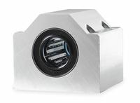 THOMSON Linear Pillow Block Bearing: Self-Aligning, Single, 3/8 in Inside Dia, Not Adj (MPN SPPBM08)