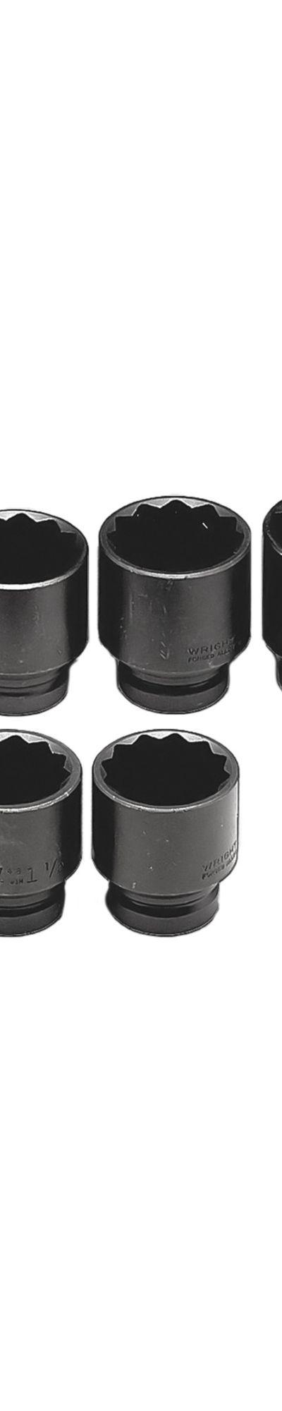 WRIGHT Impact Socket Set: 3/4 in Drive Size, Small Set (0-50 pieces) Set Size - SAE Impact Socket Sets