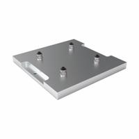VEKTEK Fixture Plates: Aluminum, Rectangular, 104.5 lb Wt, 396 mm W x 396 mm L x 72 mm H, 4 Studs (MPN 572141). Key specifications — Product Type: Fixture Plate; Brand: VEKTEK; Installed Components: Undersized Studs.