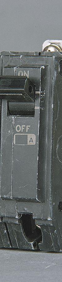 GE Miniature Circuit Breaker: THQB, 50 A, 120/240V AC, Single Phase, 10kA at 120/240V AC, Std (MPN THQB2150). Key specifications — attr195972: 50 A; attr195973: 120/240V AC; attr195974: Single; attr195975: 10kA at 120/240V AC; attr195976: Load Centers.