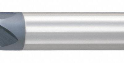 OSG Square End Mill: Carbide, WXL Coated, 4 Flute, 10 mm Mill Dia, 22 mm LOC - Carbide Square End Mills for Hardened Materials