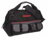 WESTWARD Tool Bag: 16 in W x 8 1/4 in D x 11 1/2 in H, Black, Polyester, 21 Pockets, Polyester (MPN 32PJ37). Key specifications — Color: Black; Brand: WESTWARD; Material: Polyester.