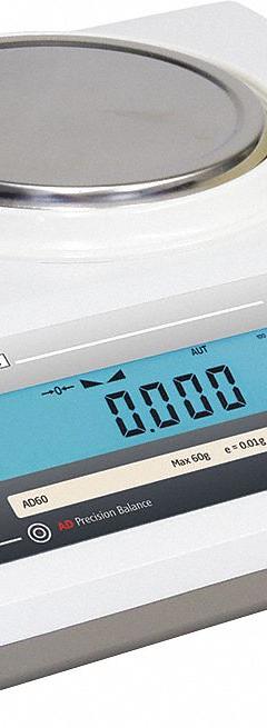 TORBAL Compact Bench Scale: 60 g Capacity, 0.001 g Readability, ct/g/gr/kg/lb/oz/ozt/pwt (MPN AD60). Key specifications — Brand: TORBAL; Display Type: LCD.