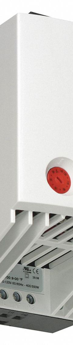 SAFETY TECHNOLOGY INTERNATIONAL Enclosure Heater: 120V AC, 550 W Watt, 32 to 140° F, 3 15/16 in Wd (MPN STI-HTR550T). Key specifications — Voltage: 120V AC; Thermostat: 32 to 140° F; Brand: SAFETY TECHNOLOGY INTERNATIONAL; Product Type: Enclosure Heater.