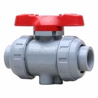 ASAHI Manual Two-Way Ball Valve: 3 in, CPVC, Straight, 150 psi Max. Pressure (CWP), One-Piece, Tee (MPN 1615030). Key specifications — Brand: ASAHI; Handle: Tee.