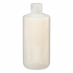 NALGENE Economy Bottle: LDPE, 16 fl oz, 500 mL, Natural, 28-415 mm Screw Closure Size, Polypropylene (MPN 312088-0016). Key specifications — Body Color: Natural; Closure Attached: Attached; Brand: NALGENE; Pre-Cleaned: None; Closure Included: Yes.