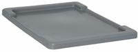QUANTUM STORAGE SYSTEMS Lid: 23 3/4 in x 17 1/4 in, Gray, FDA Compliant, 11M643/11M646 (MPN LID2417GY). Key specifications — Compatible Tote - Grainger Part Number: 11M643; Compatible Tote - Manufacturer Model Number: TUB2417-12; Brand: QUANTUM STORAGE SYSTEMS; Material: Plastic.