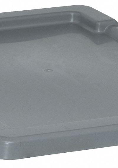 QUANTUM STORAGE SYSTEMS Lid: 23 3/4 in x 17 1/4 in - Lids for Cross-Stacking & Nesting Totes
