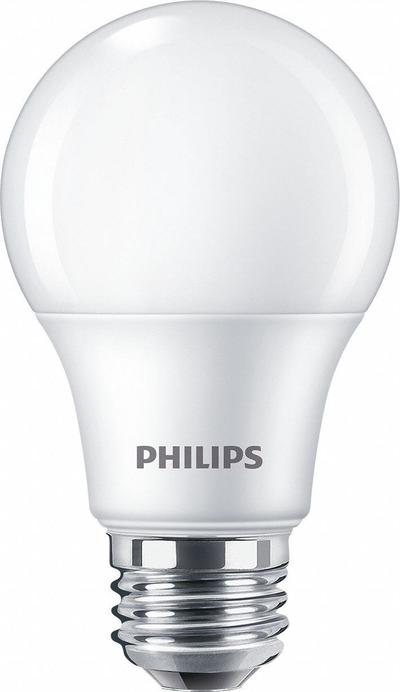 PHILIPS Compact LED Bulb: Medium Screw (E26), LED, (A) Classic, A19, 8.8 W Watt - Medium Screw Base (E26) Lamps