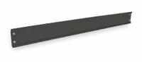 PRO-LINE Bin Rail: 5 in Overall Ht, 72 in Overall Wd, 1 1/2 in Overall Dp, Black, Steel, 5 in (MPN BBH72). Key specifications — Includes Mounting Hardware: Yes; Color: Black.