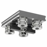 HEPCOMOTION GV3 Carriage: For 12 mm Rail Wd, Roller, GV3 Std Carriage, 17.44 mm Carriage Ht (MPN AU12P313L50LBNS). Key specifications — Carriage Material: Aluminum; Roller Material: Stainless Steel; Size: 12; Brand: HEPCOMOTION; Features: P3 Precision; Type: GV3 Standard Carriage.