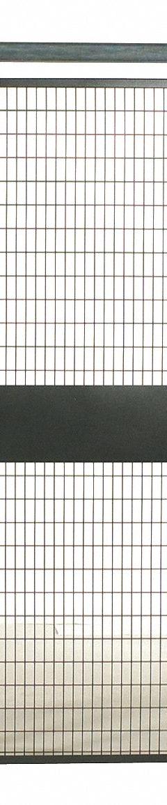 WIRECRAFTERS Sliding Door: 10 1/2 ft H x 3 3/8 ft W x 2 in D, Gray, Powder-Coated (MPN SD31010RW). Key specifications — attr1283297: Powder-Coated; attr1283316: Steel; attr1283323: Left; attr1283313: Yes; attr1283333: WIRECRAFTERS.