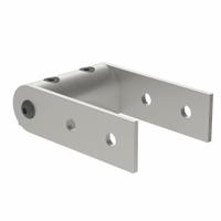 Universal Standard Structural Pivot: 120 mm x 120.7 mm, 40 Series, For 10 9/64 mm Slot Wd, Silver (MPN 40-4395). Key specifications — Brand: 80/20; Product Type: Universal Standard Structural Pivot; Includes: Socket Head Cap Screw; Material: Aluminum.