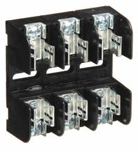 MERSEN Fuse Block: Open Block Design, 3 Pole, 250 V AC, Pressure Plate, Non-Indicating (MPN 20328). Key specifications — attr233046: MERSEN.
