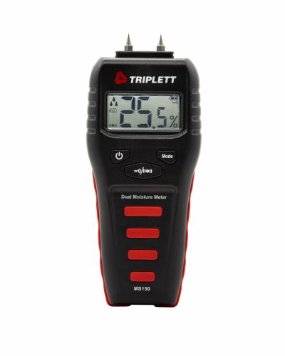 TRIPLETT Moisture Meter: Digital, LCD, Pin/Pinless, Protective Cap/Repl Pins, Wood - Pin/Pinless Moisture Meters
