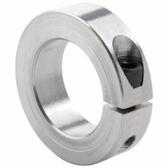 CLIMAX METAL PRODUCTS Shaft Collar: 1-Piece, Inch, Round, Clamp-On, 1 7/8 in Bore Dia, Aluminum (MPN 1C-187-A). Key specifications — attr85402: CLIMAX METAL PRODUCTS; attr666006: Inch.