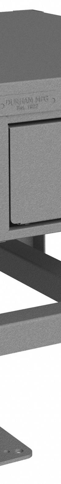 DURHAM MFG Work Table: Fixed Ht, Steel, 24 in x 18 in, 2,000 lb Overall Load Capacity, Steel (MPN MTD182418-2K195). Key specifications — Brand: DURHAM MFG; Unit Type: Not Expandable or Modular.