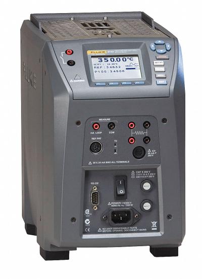 FLUKE Drywell: 32°F to 2696°F /33°C to 1480°C, 91°F to 662°F /33°C to 350°C - General Purpose Industrial Field Metrology Wells